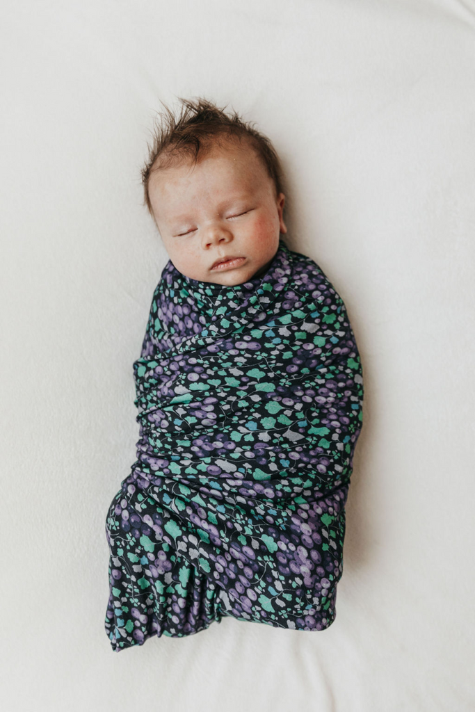 Berries Floral Perfect Bamboo Swaddle
