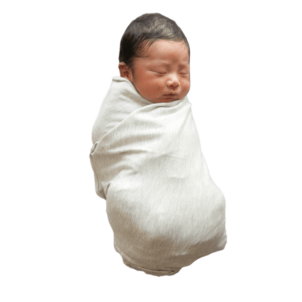 Swaddle Light Grey - The Rachel - Beluga Baby - Made in North America 